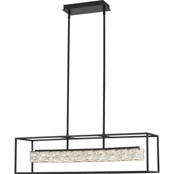 Quoizel Dazzle Linear Chandelier PCDZ136MBK